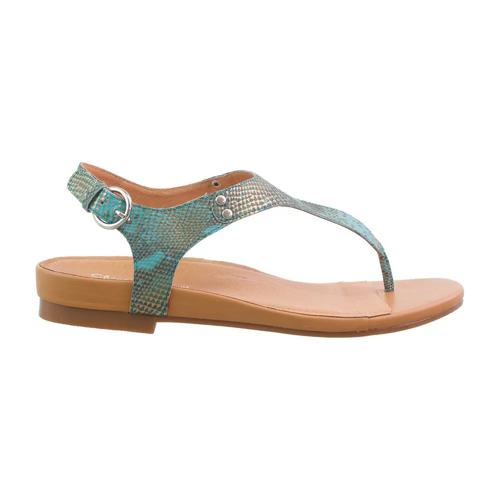 Silver Lining Mikaela Aqua Sandals