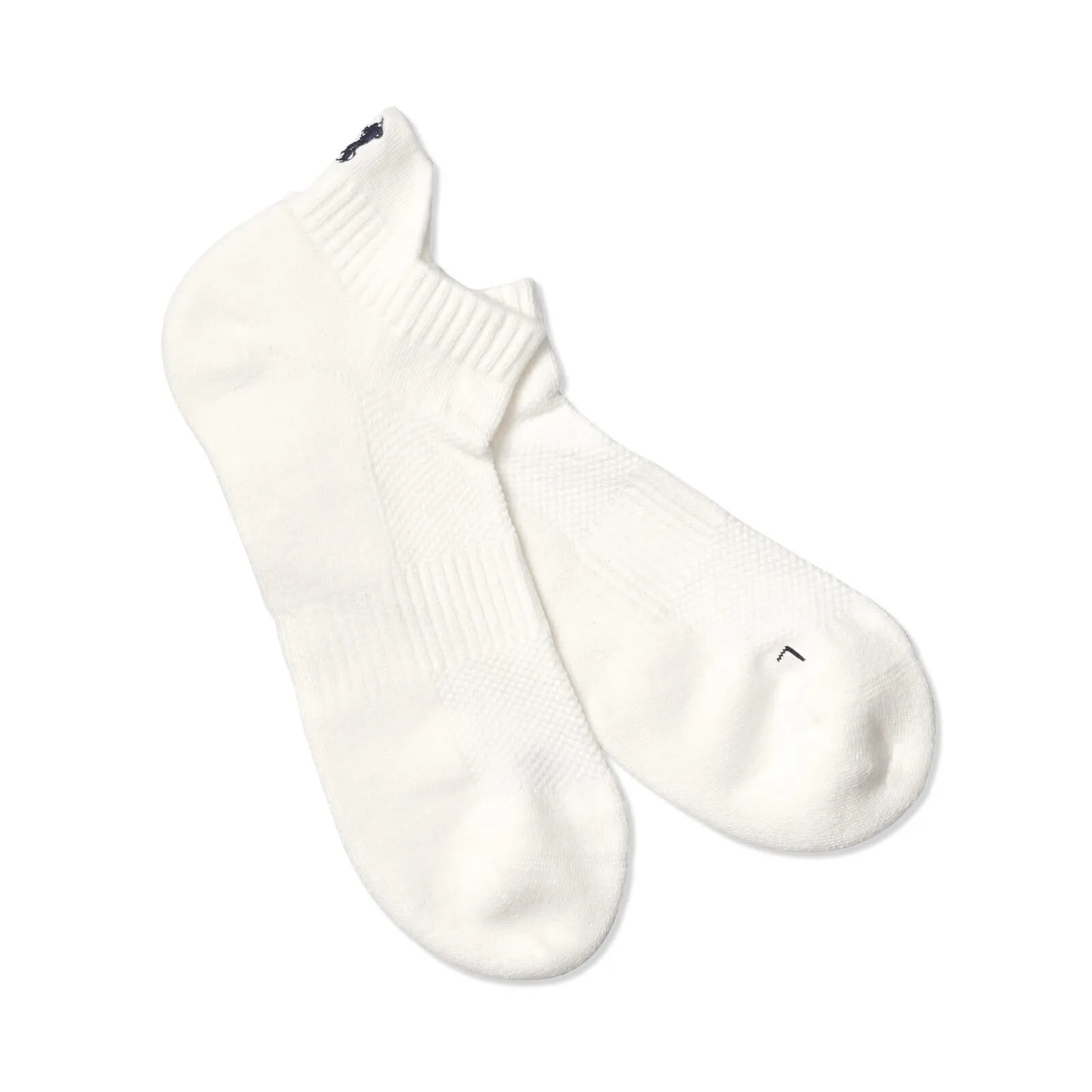 Simply Active Ankle, White & Navy, 4-Pair Box