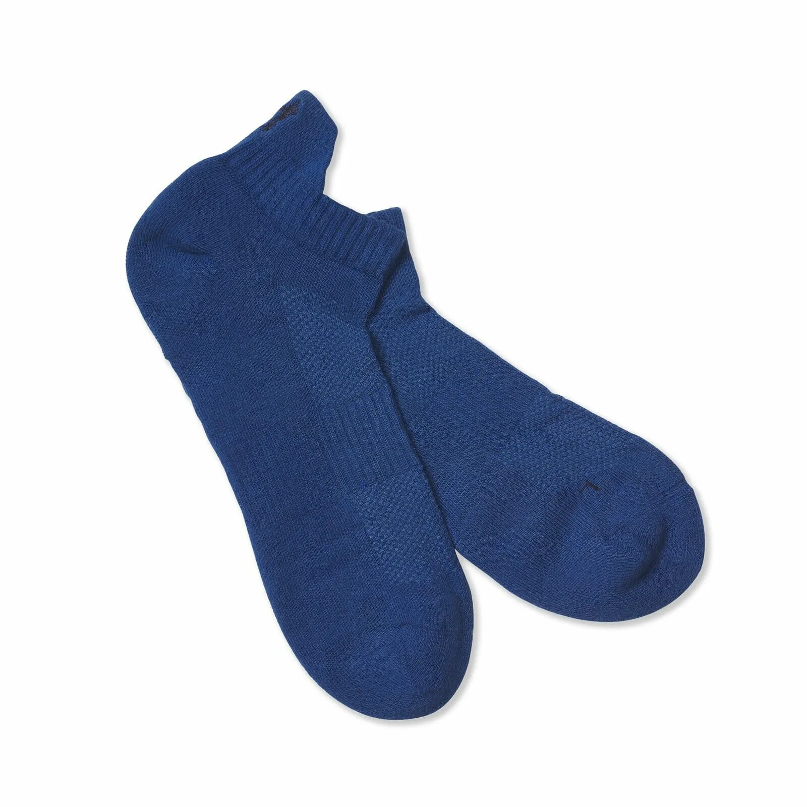 Simply Active Ankle, White & Navy, 4-Pair Box