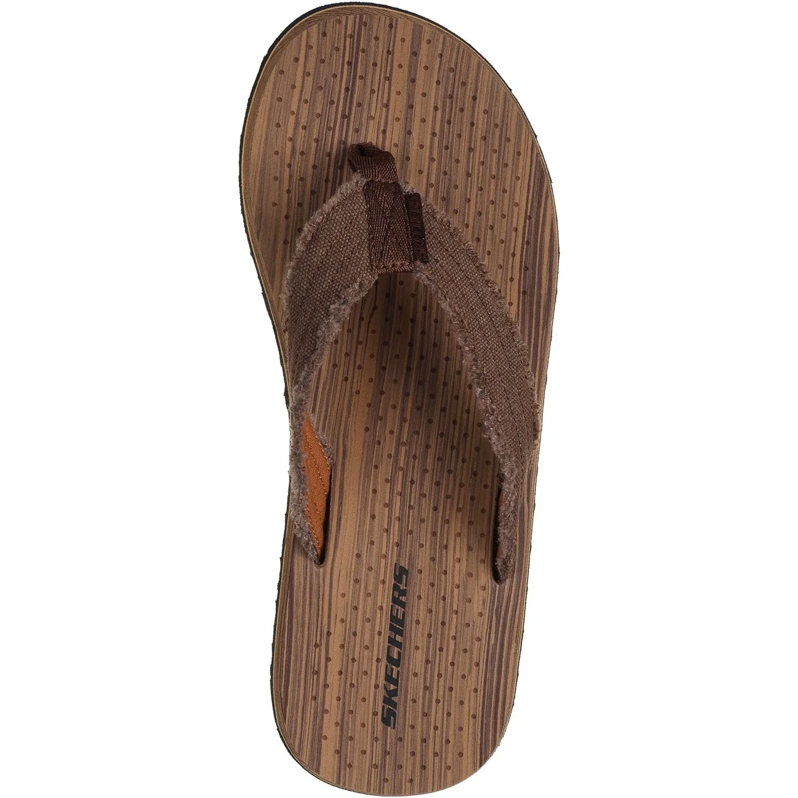 Skechers Mens Tantric Fritz 205098-BRN Brown Slip On Shoe
