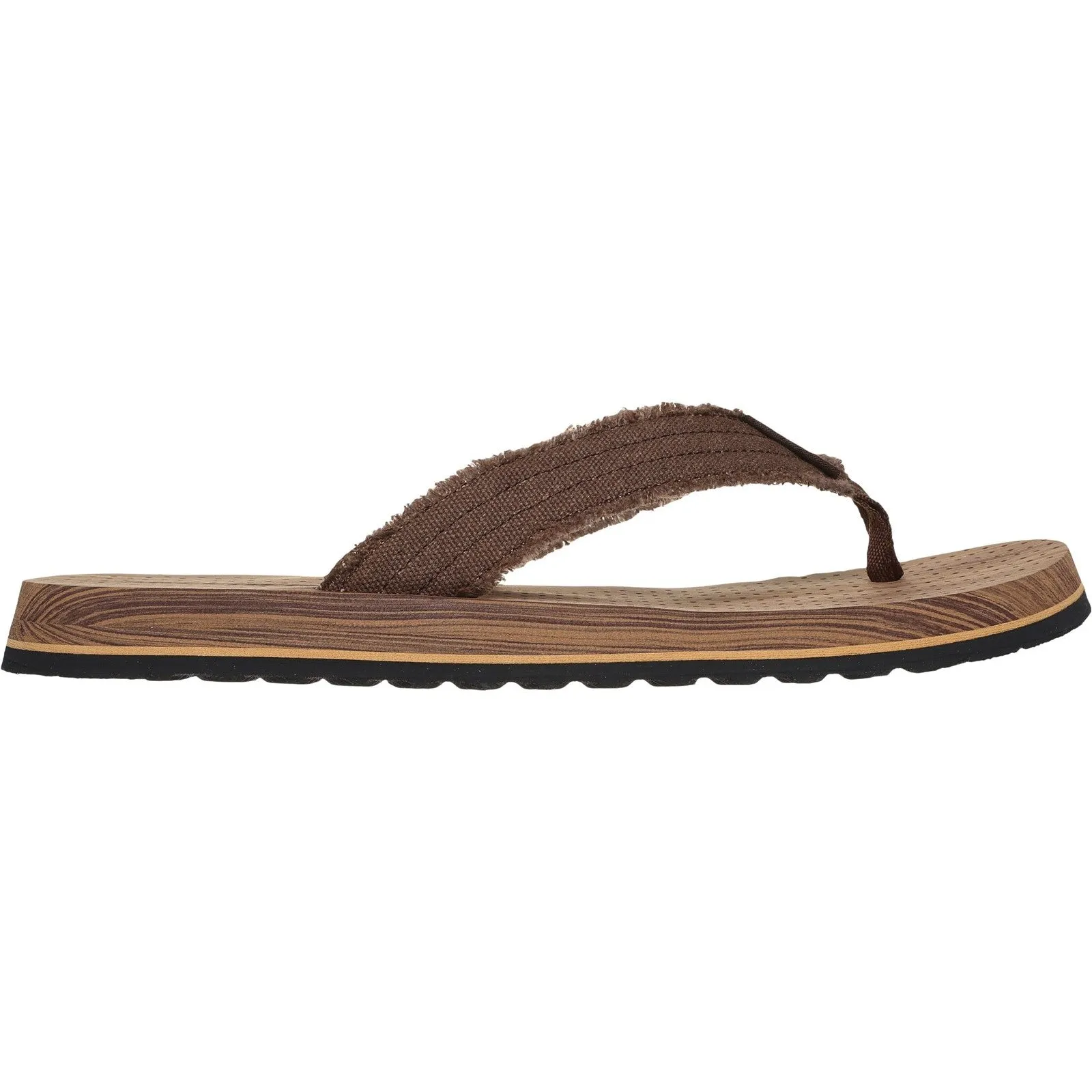 Skechers Mens Tantric Fritz 205098-BRN Brown Slip On Shoe