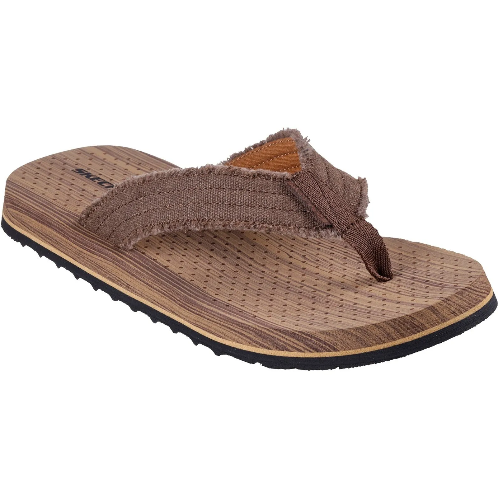 Skechers Mens Tantric Fritz 205098-BRN Brown Slip On Shoe