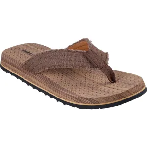 Skechers Mens Tantric Fritz 205098-BRN Brown Slip On Shoe
