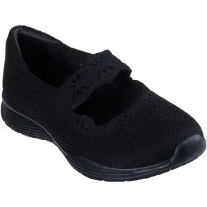 Skechers Seager Cute N' Coy Textile Women's Black Trainers