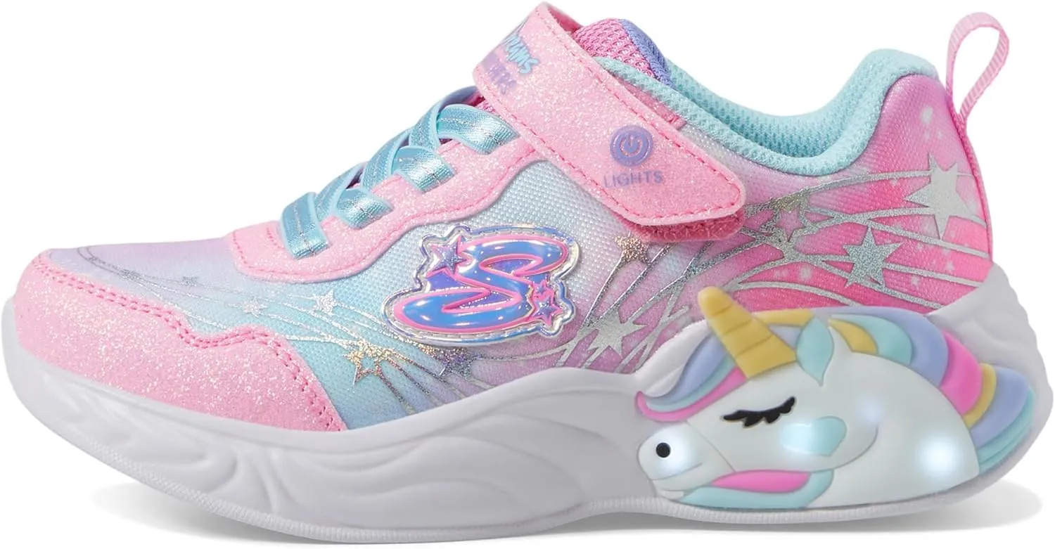 Skechers Unisex-Child Unicorn Dreams-Wishful Magi Sneaker