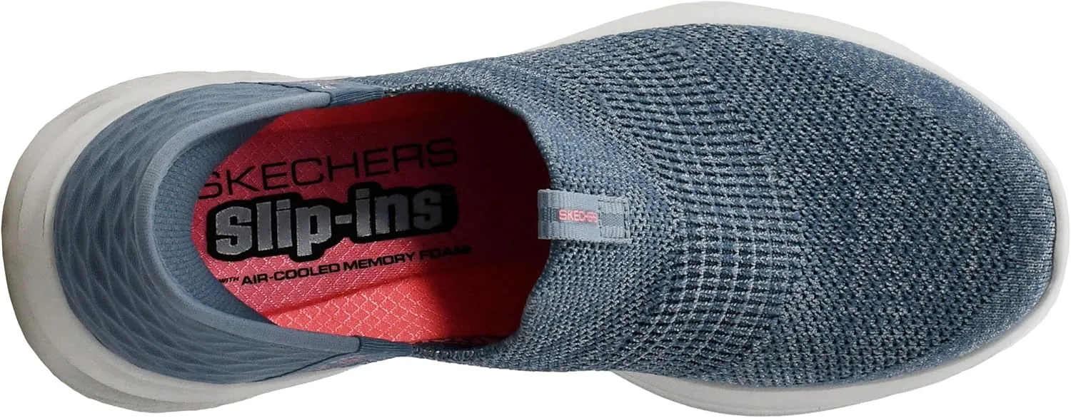 Skechers Women's Hands Free Slip Ins Ultra Flex 3.0 Smooth Step Sneaker