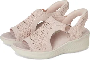 Skechers Women's Martha Stewart's Pier-lite-Park Path Hands Free Slip-ins Wedge Sandal