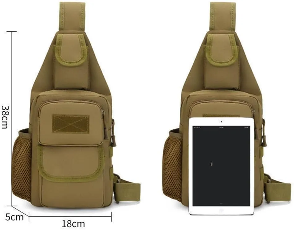 Sling Bag Crossbody Backpack for Men,Handiness Skiing Sling Bag, Lightweight Daypack for Hiking Travel (Color 2)