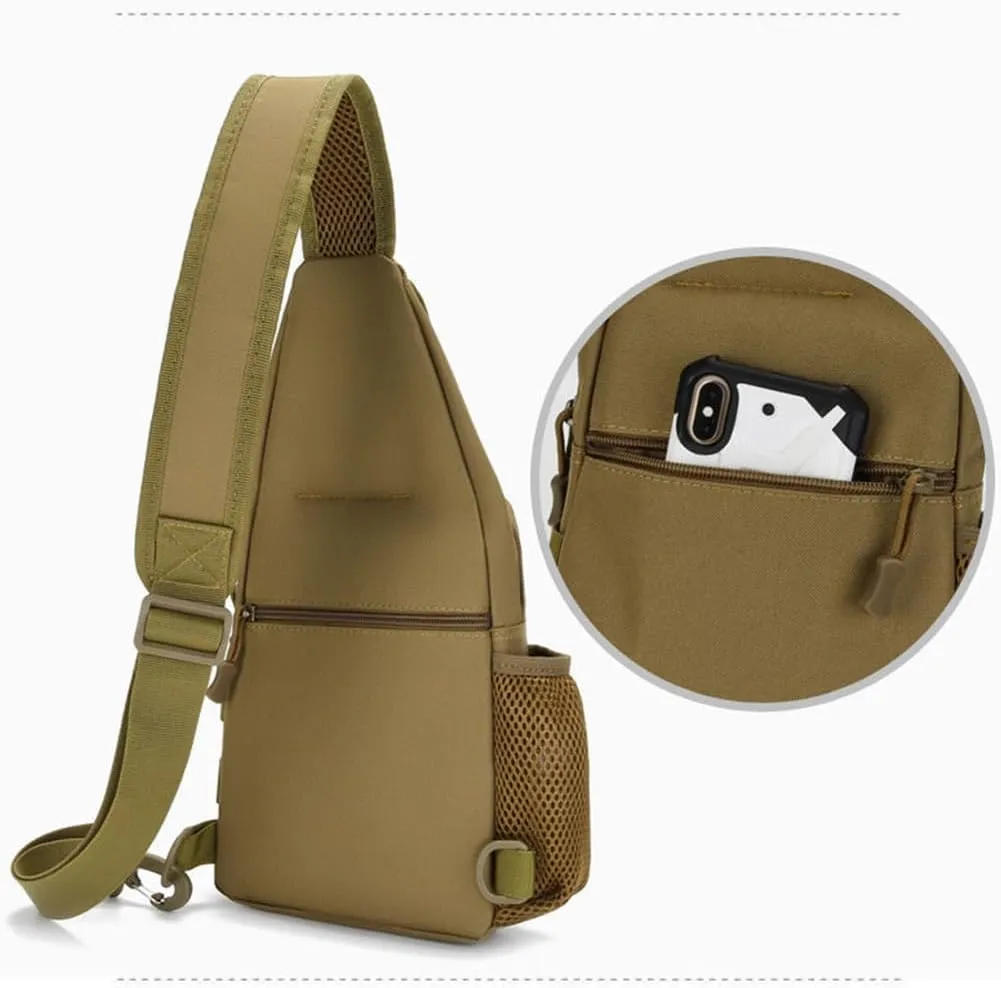 Sling Bag Crossbody Backpack for Men,Handiness Skiing Sling Bag, Lightweight Daypack for Hiking Travel (Color 2)