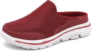 Slip On Mules & Clogs for Womens Mens Lightweight Breathable Mesh Slippers Slip-On Orthopedic Shoes Closed Toe Slides