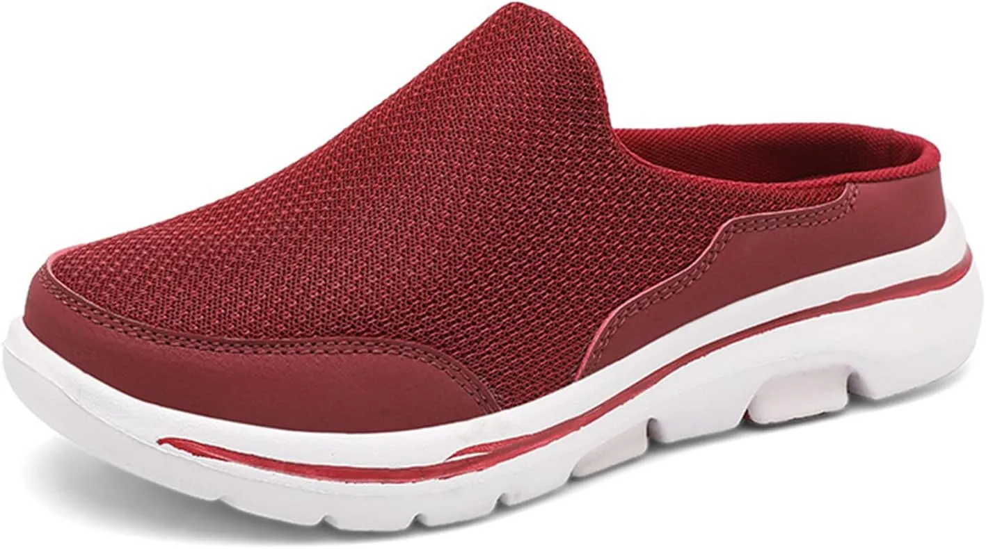 Slip On Mules & Clogs for Womens Mens Lightweight Breathable Mesh Slippers Slip-On Orthopedic Shoes Closed Toe Slides