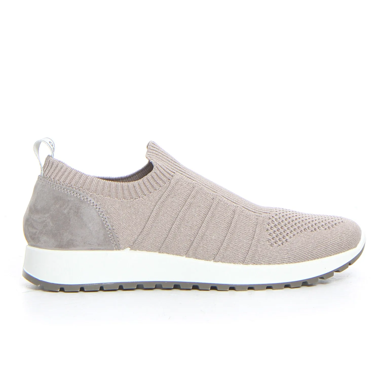 Sneaker slip on in tessuto