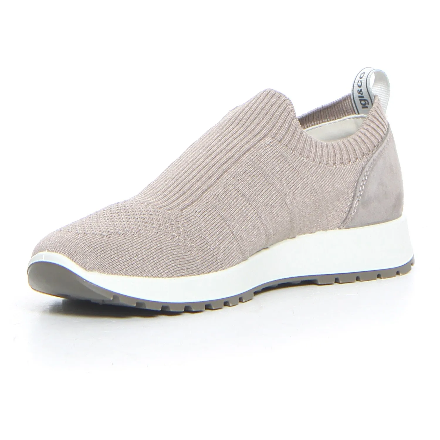 Sneaker slip on in tessuto