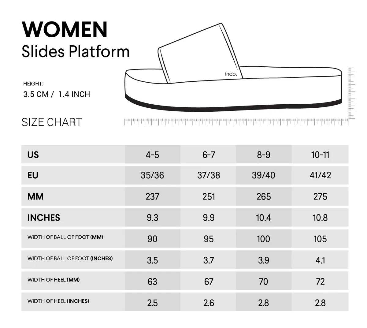 Sneaker Sole Slides Paltform - Women