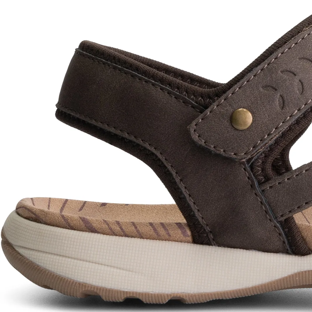 Sollia - Hiking sandals - Women - Dark brown
