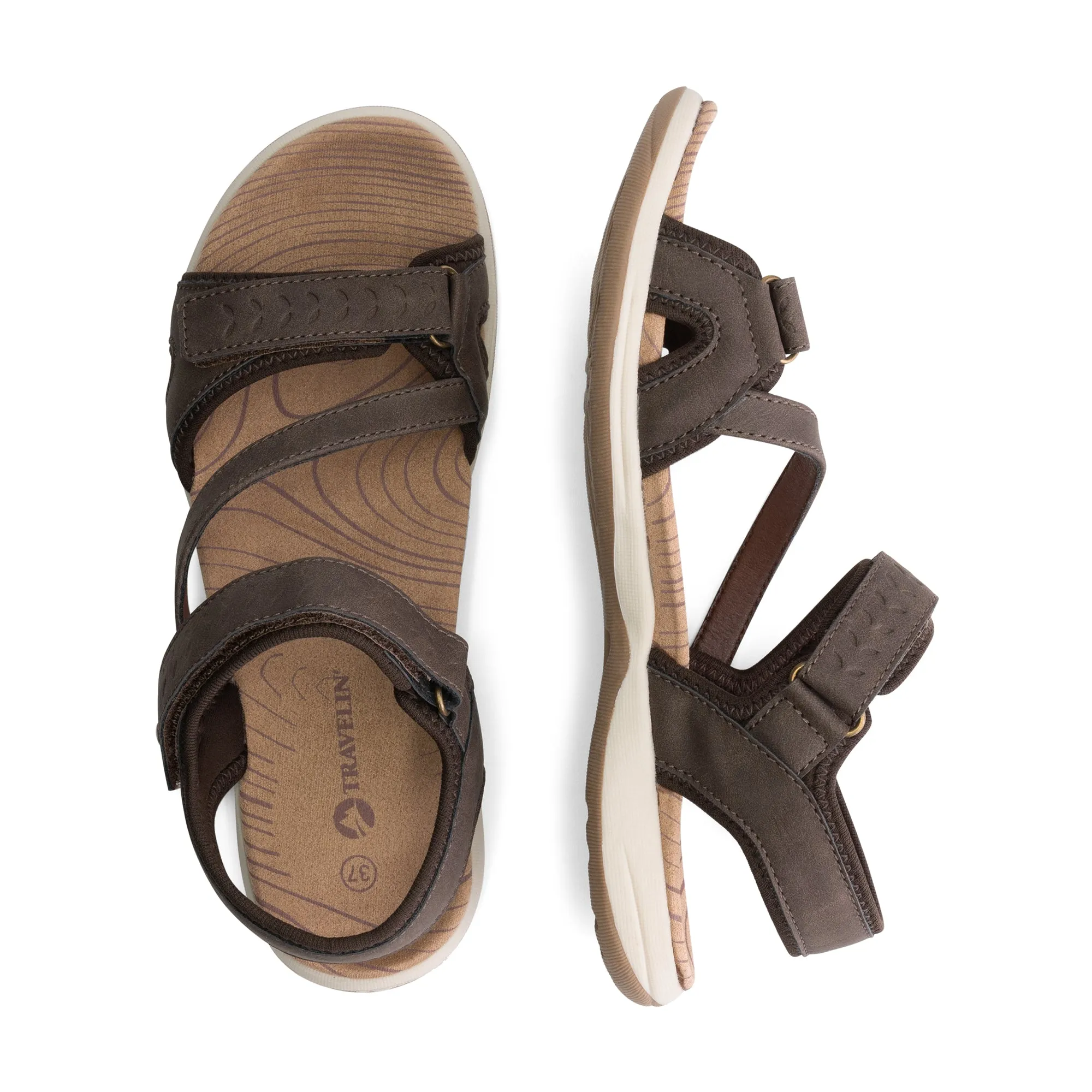 Sollia - Hiking sandals - Women - Dark brown