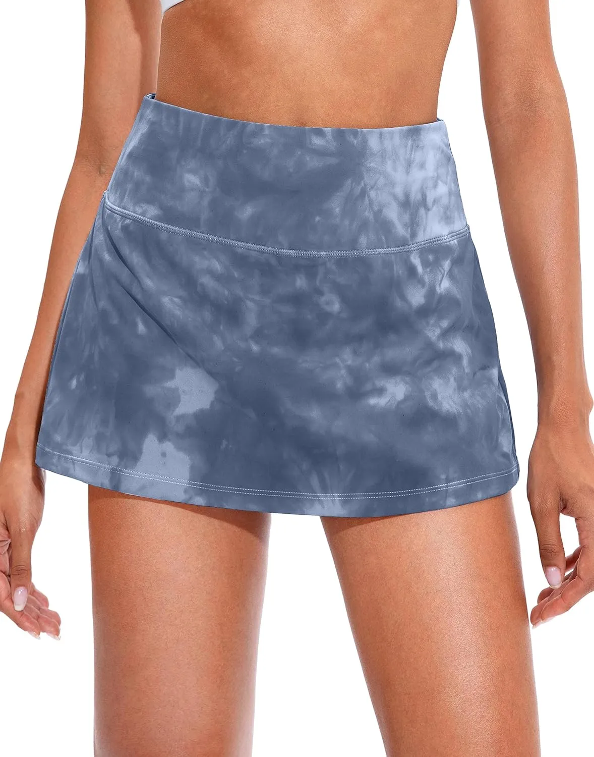 Soothfeel Pleated Tennis Skirt for Women with Pockets Women's High Waisted Athletic Golf Skorts Skirts for Workout Running