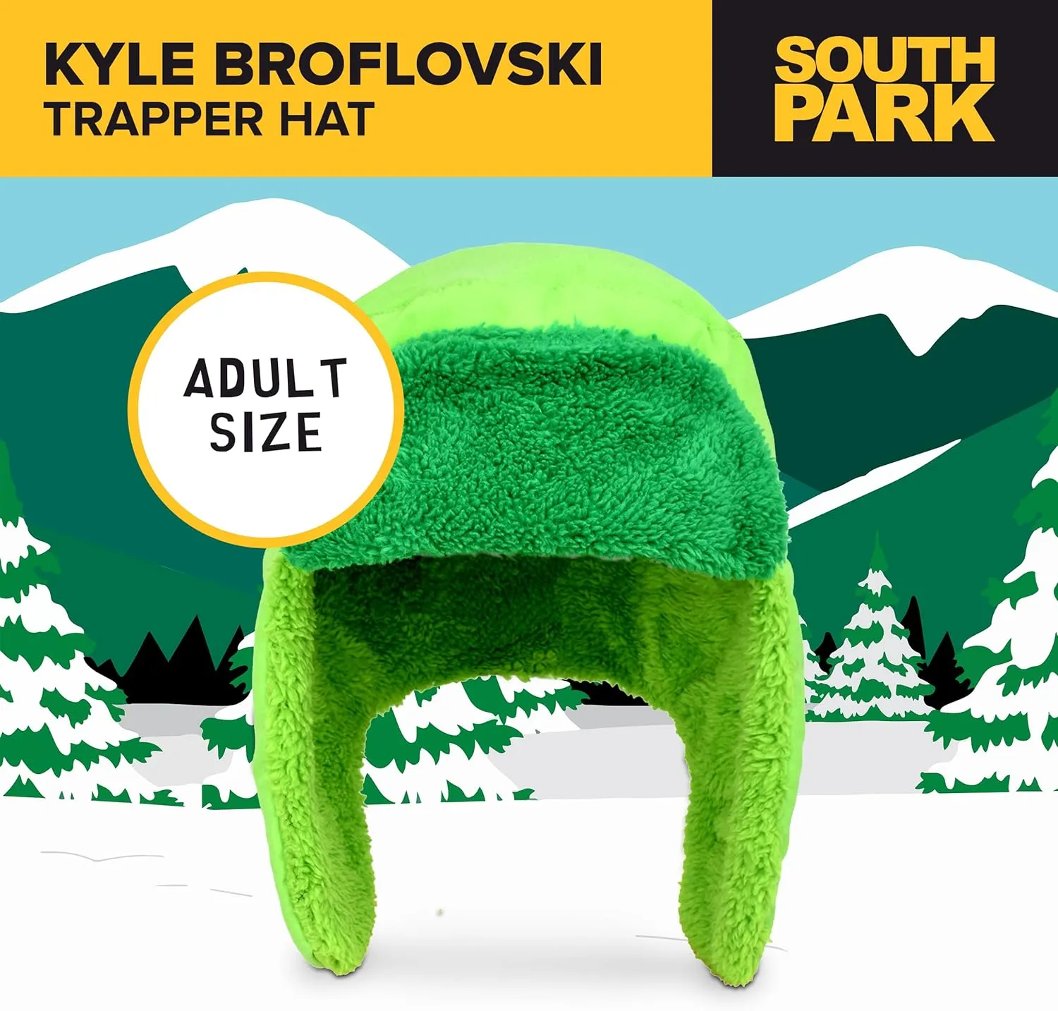 South Park Character Cosplay Headwear, Stan Marsh, Kyle Broflovski, Eric Cartman, and Kenny McCormick Designs