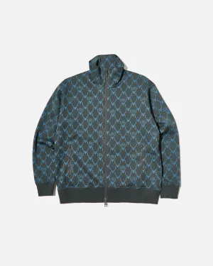 South2 West8 Trainer Jacket Poly Jq. / Skull & Target - Green