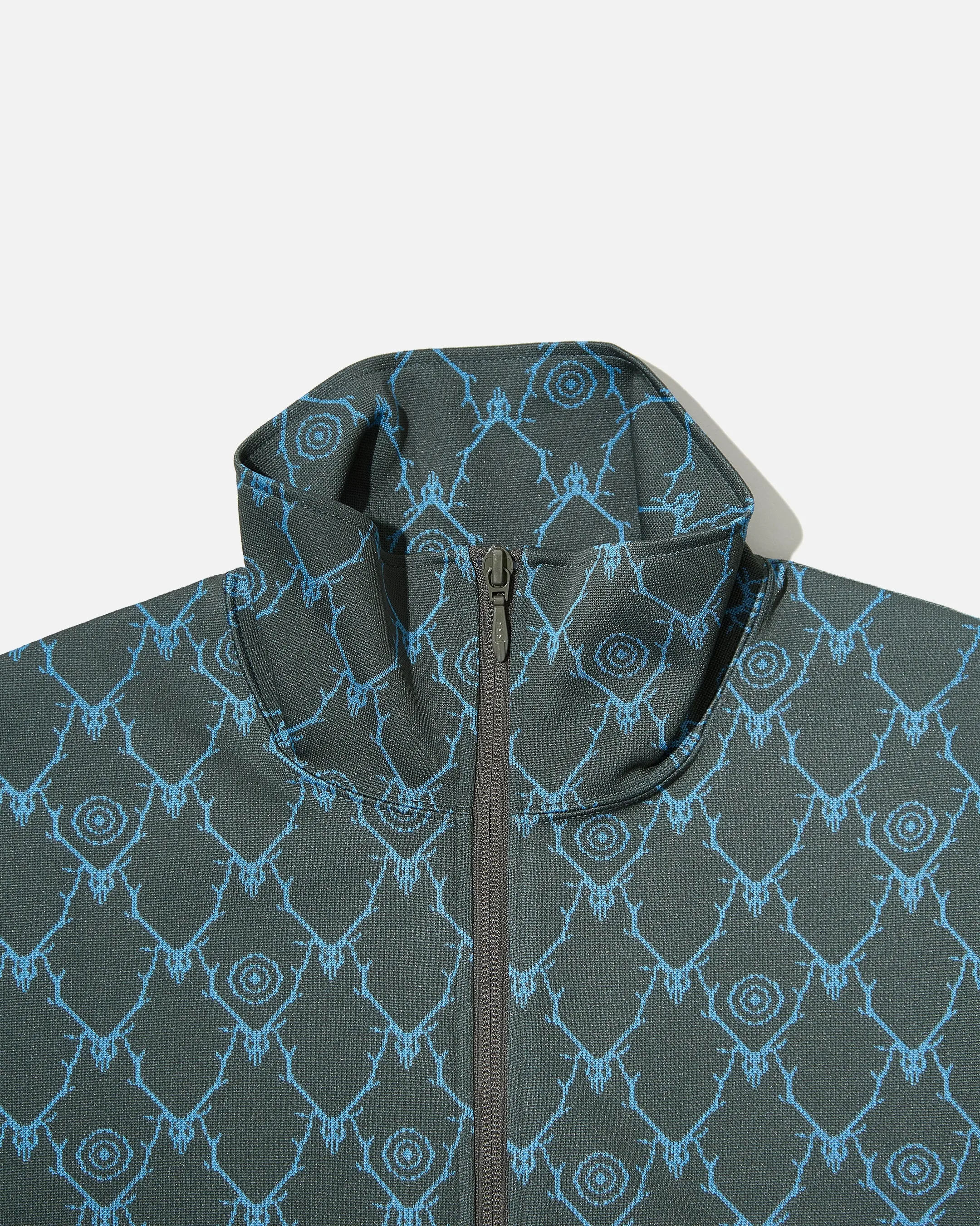 South2 West8 Trainer Jacket Poly Jq. / Skull & Target - Green