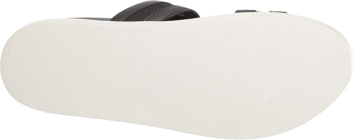 STACY ADAMS Men's Metro Double Strap Slide Sandal Flat