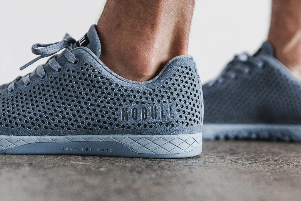 STEEL BLUE SUEDE TRAINER (MEN'S)
