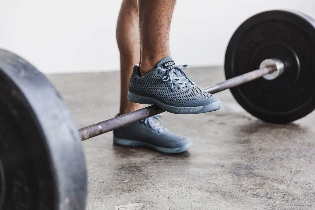 STEEL BLUE SUEDE TRAINER (MEN'S)
