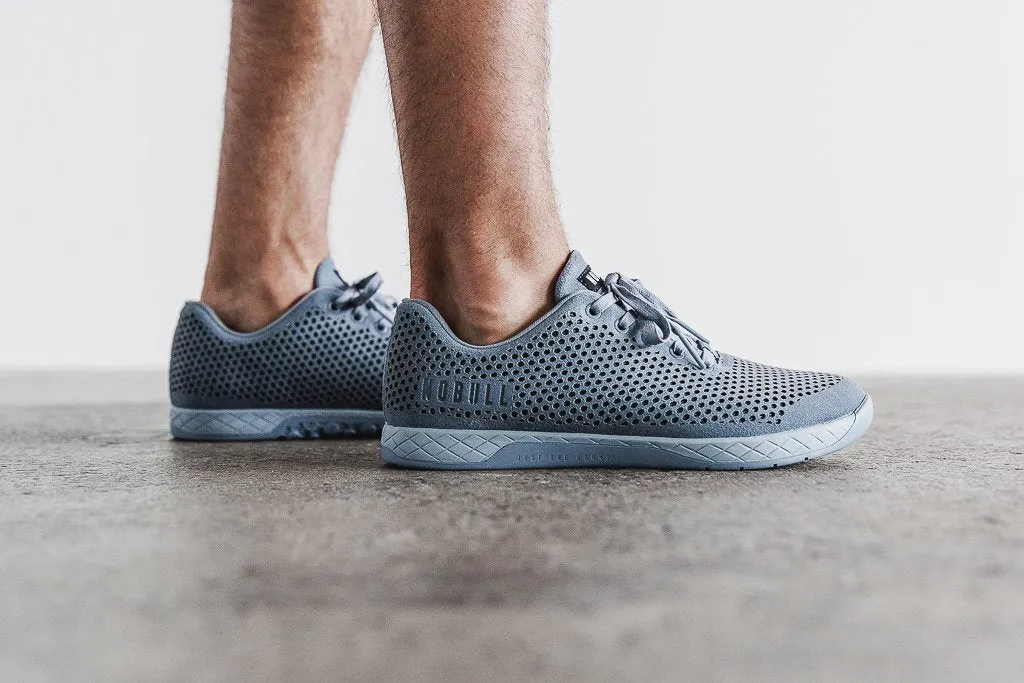 STEEL BLUE SUEDE TRAINER (MEN'S)