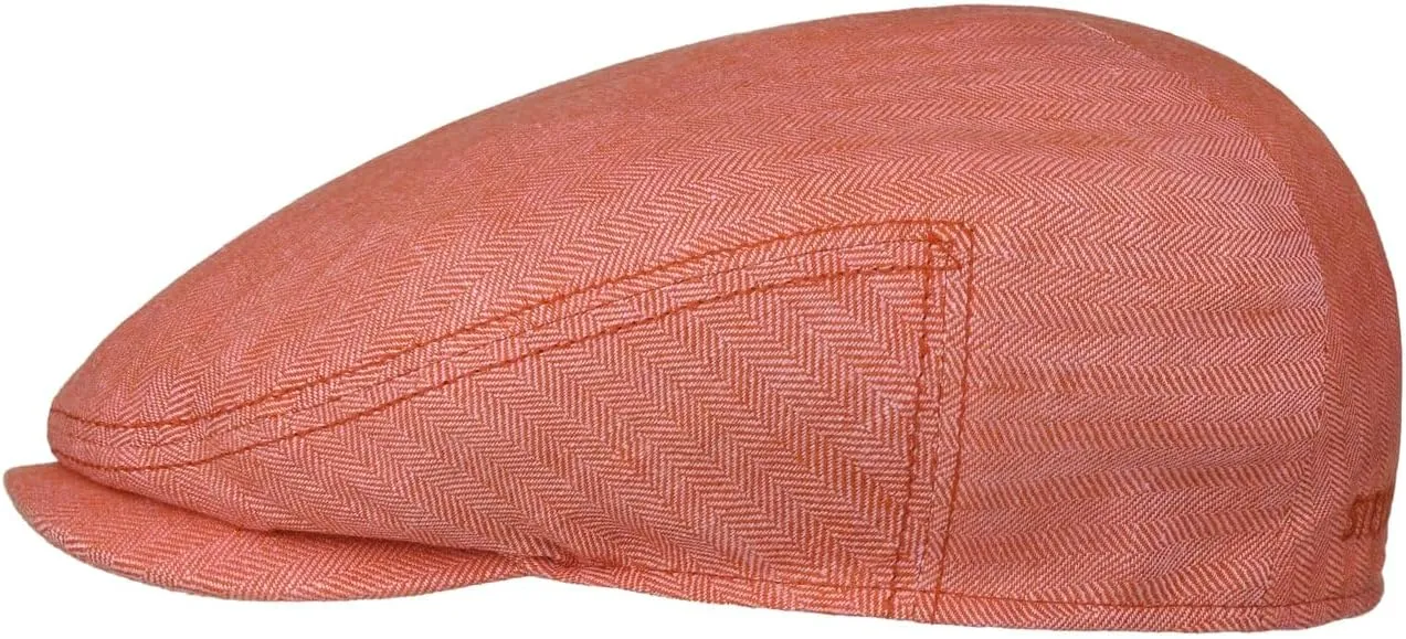Stetson Woodfield Linen Flat Cap Women/Men | Made in The EU