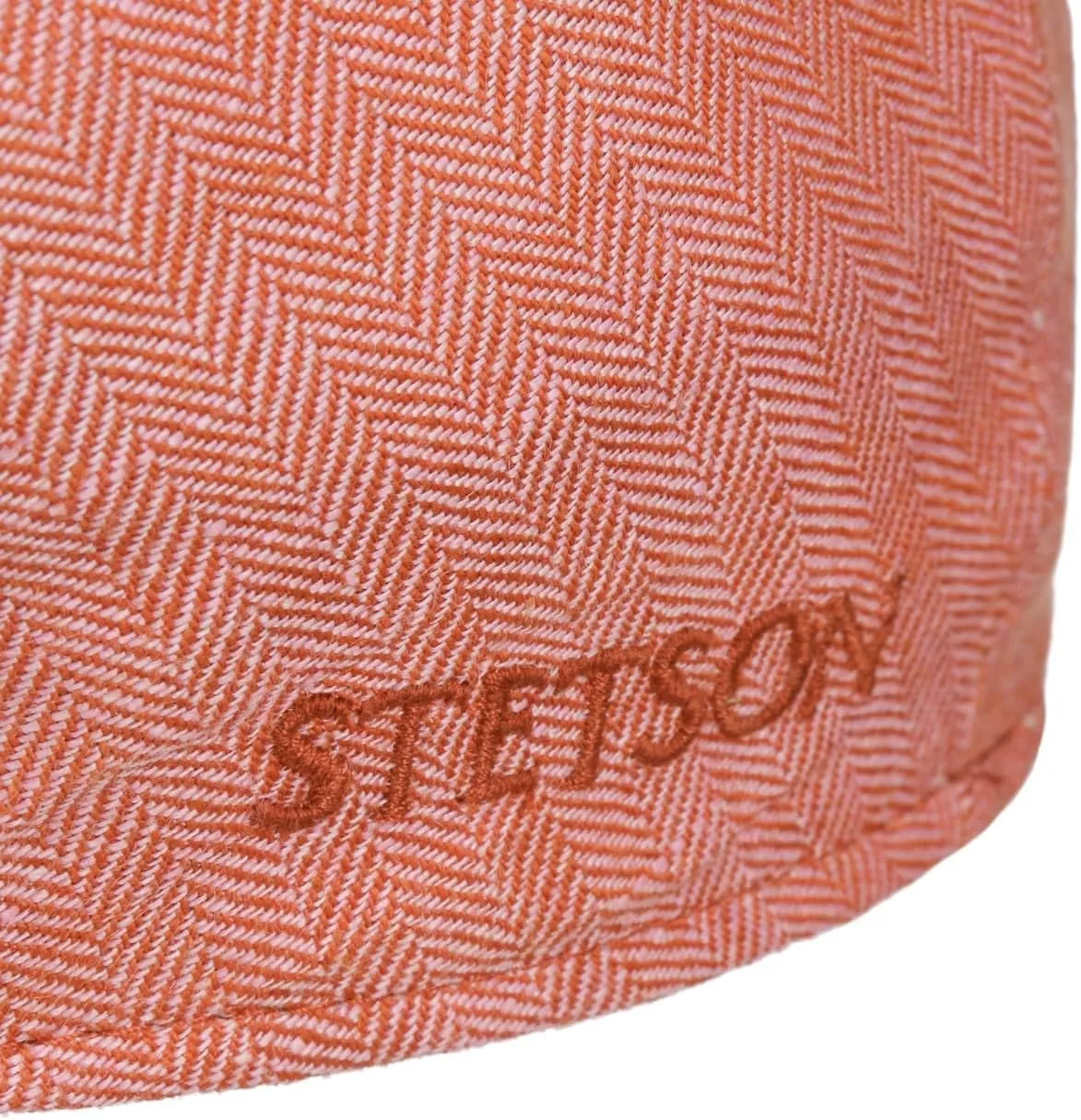 Stetson Woodfield Linen Flat Cap Women/Men | Made in The EU
