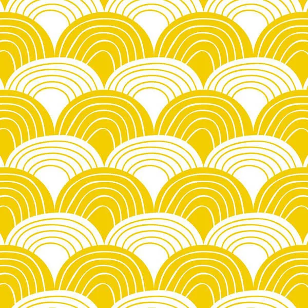 Swedish Linens Rainbows Flat Sheet – Mustard Yellow