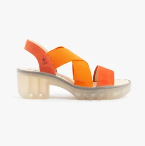 TAJI502FLY Womens Sandals Poppy Orange