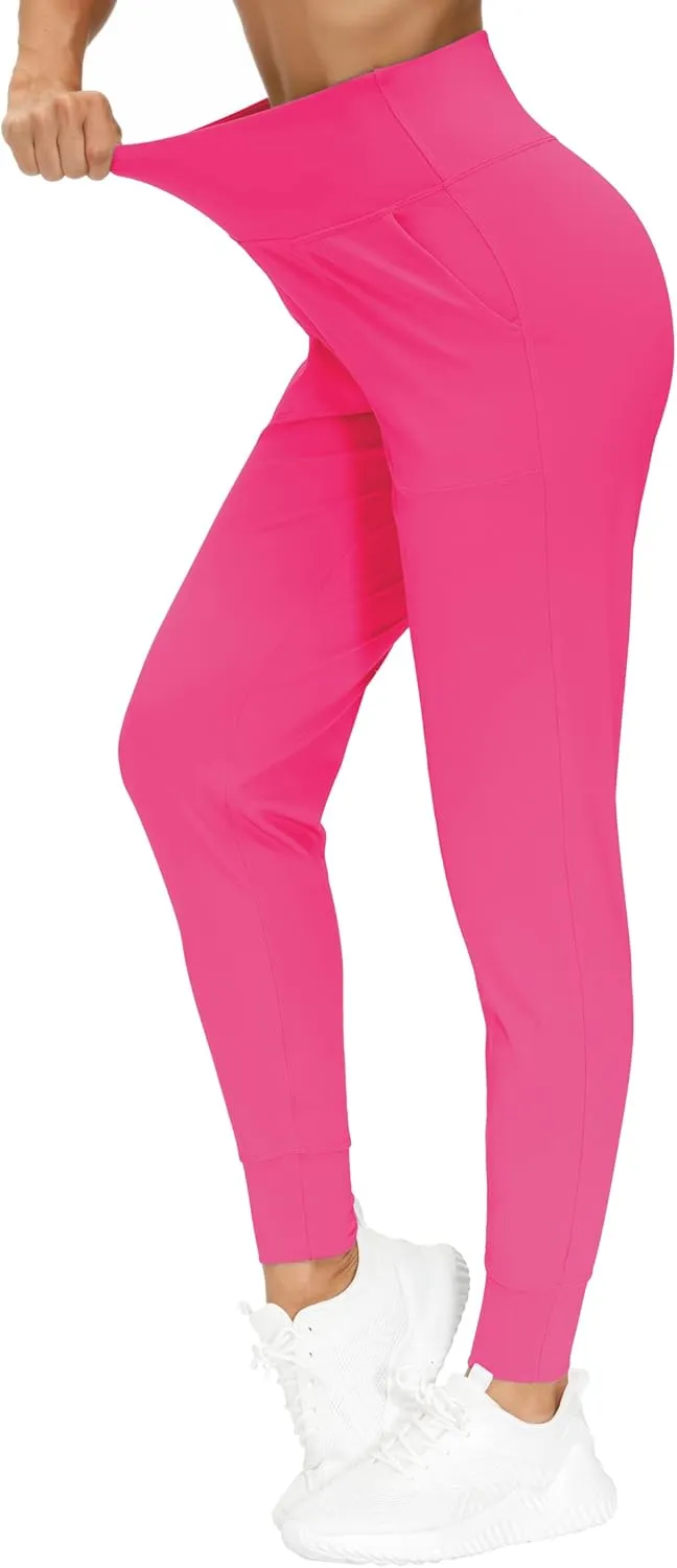 THE GYM PEOPLE Women's Joggers Pants Lightweight Athletic Leggings Tapered Lounge Pants for Workout, Yoga, Running