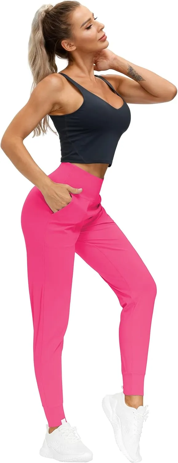 THE GYM PEOPLE Women's Joggers Pants Lightweight Athletic Leggings Tapered Lounge Pants for Workout, Yoga, Running