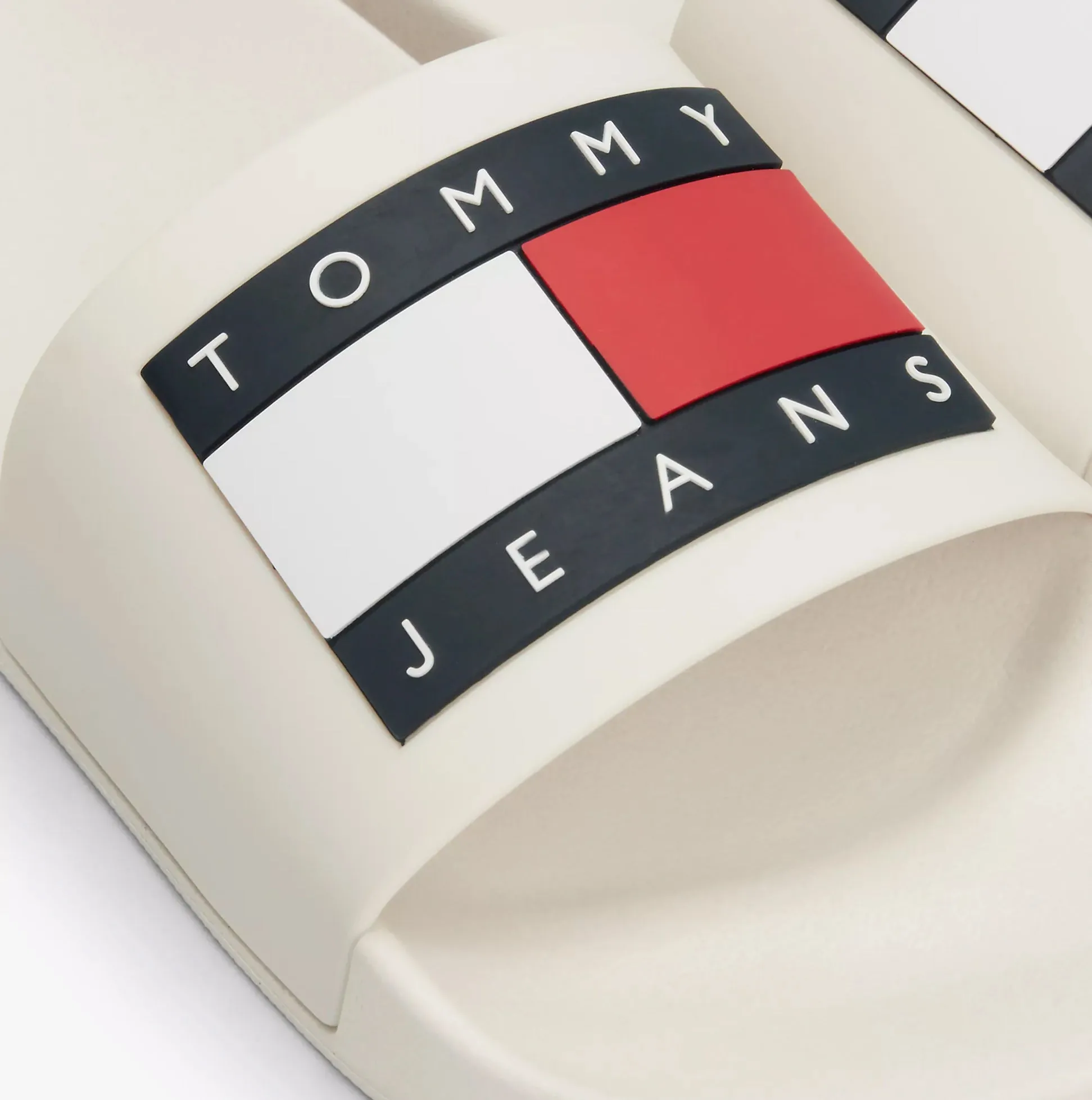 Tommy Hilfiger TJ POOL SLIDES Mens Slides Ecru
