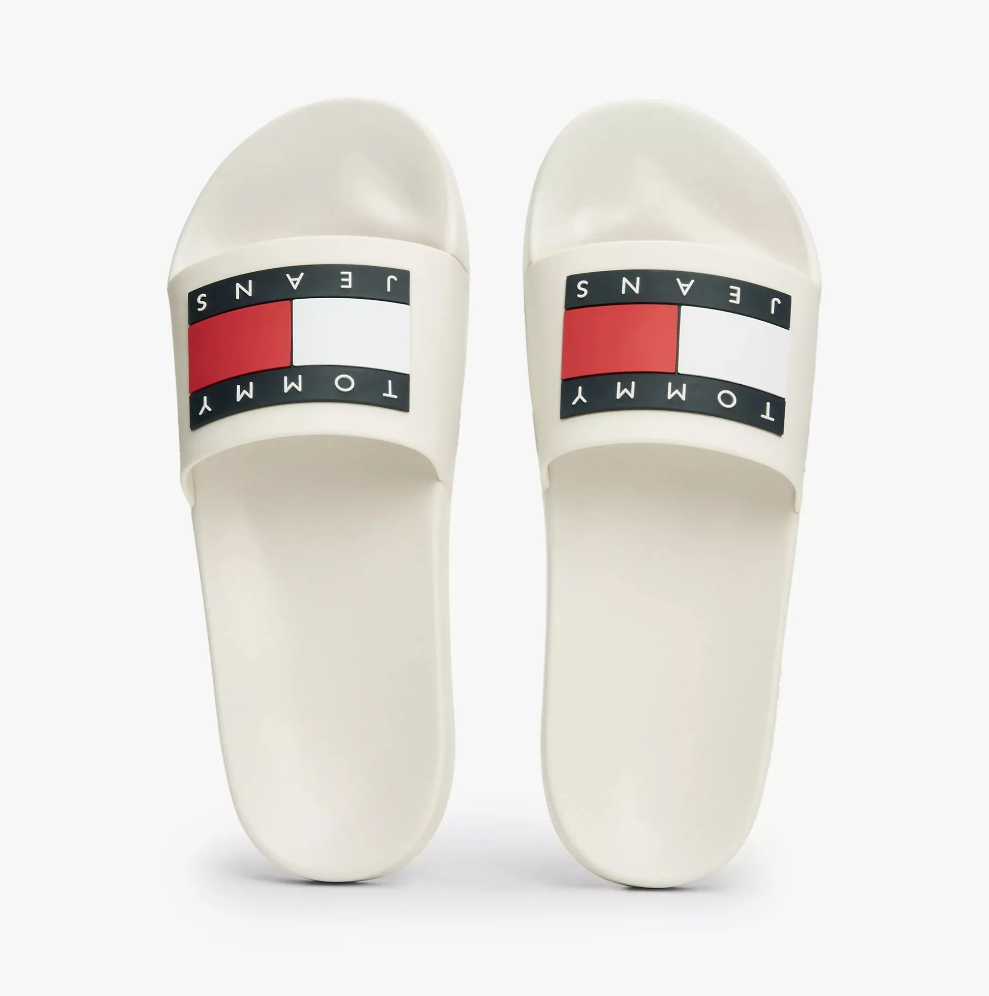 Tommy Hilfiger TJ POOL SLIDES Mens Slides Ecru