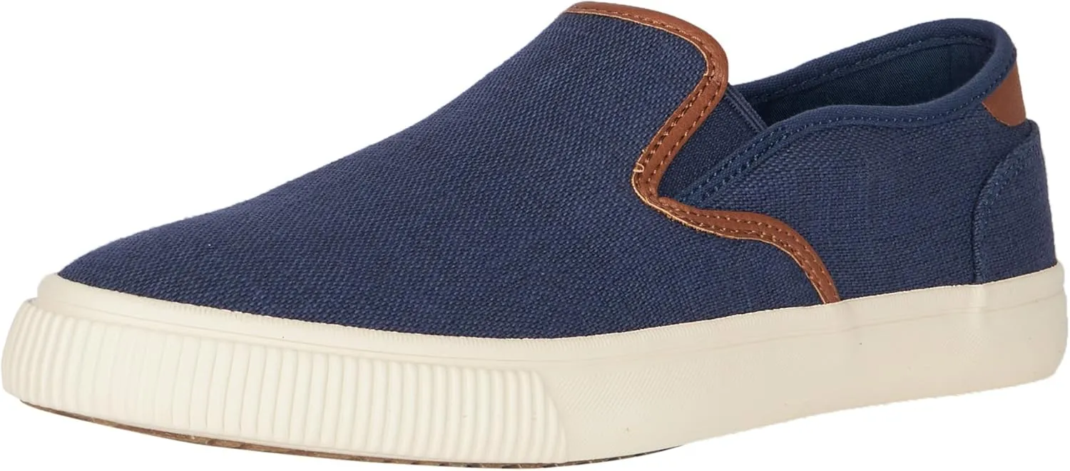 TOMS Mens Baja Slip On Sneakers Shoes Casual - White