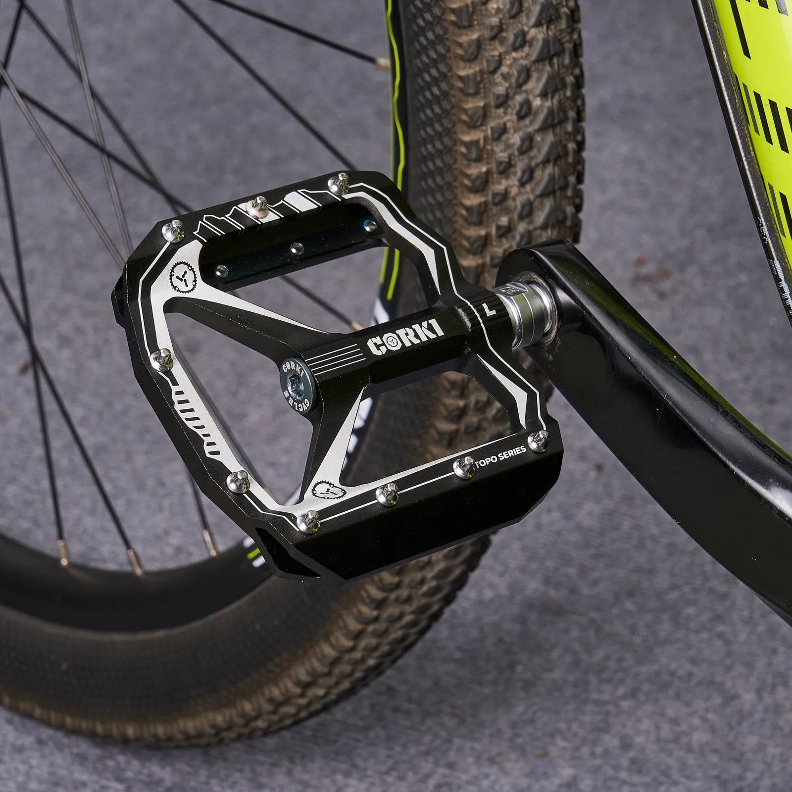 TOPO Extra Large Flat Platform Mountain Bike Pedals