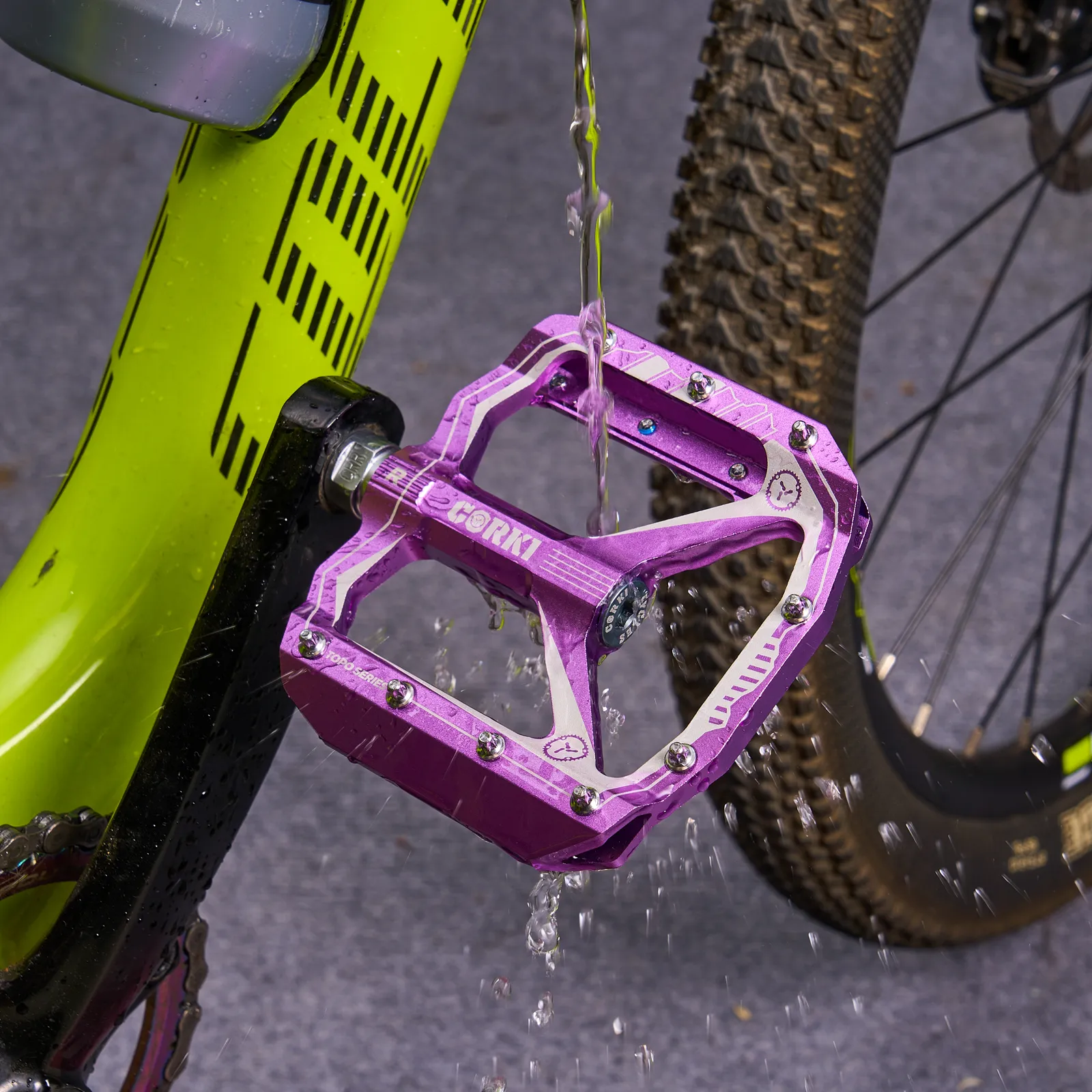 TOPO Extra Large Flat Platform Mountain Bike Pedals