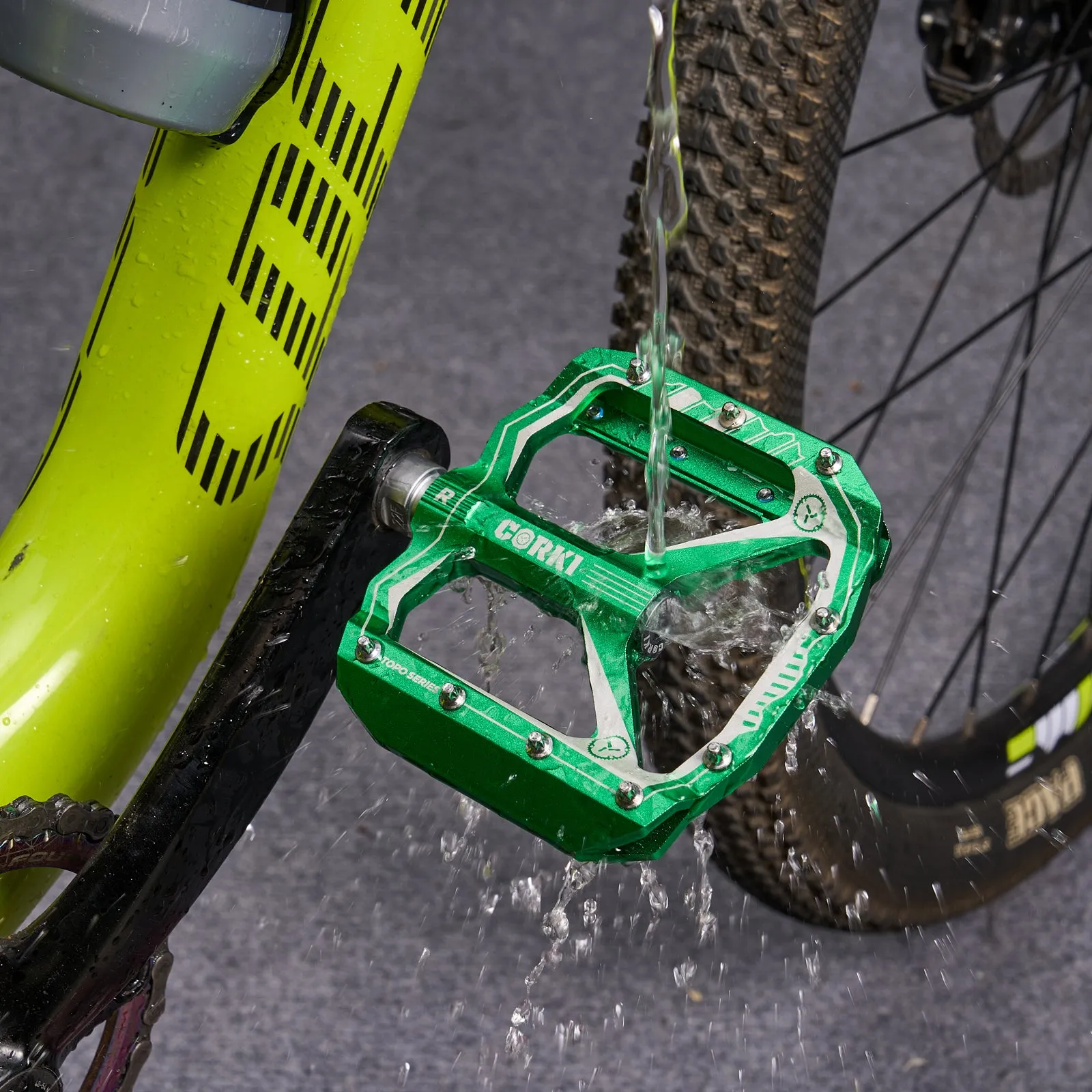 TOPO Extra Large Flat Platform Mountain Bike Pedals