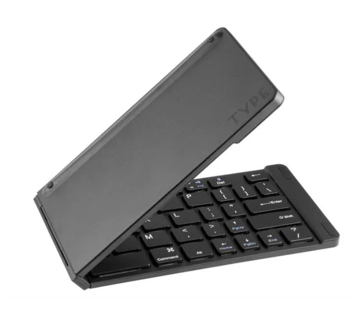 TYPE Matte Black Foldable Wireless Keyboard