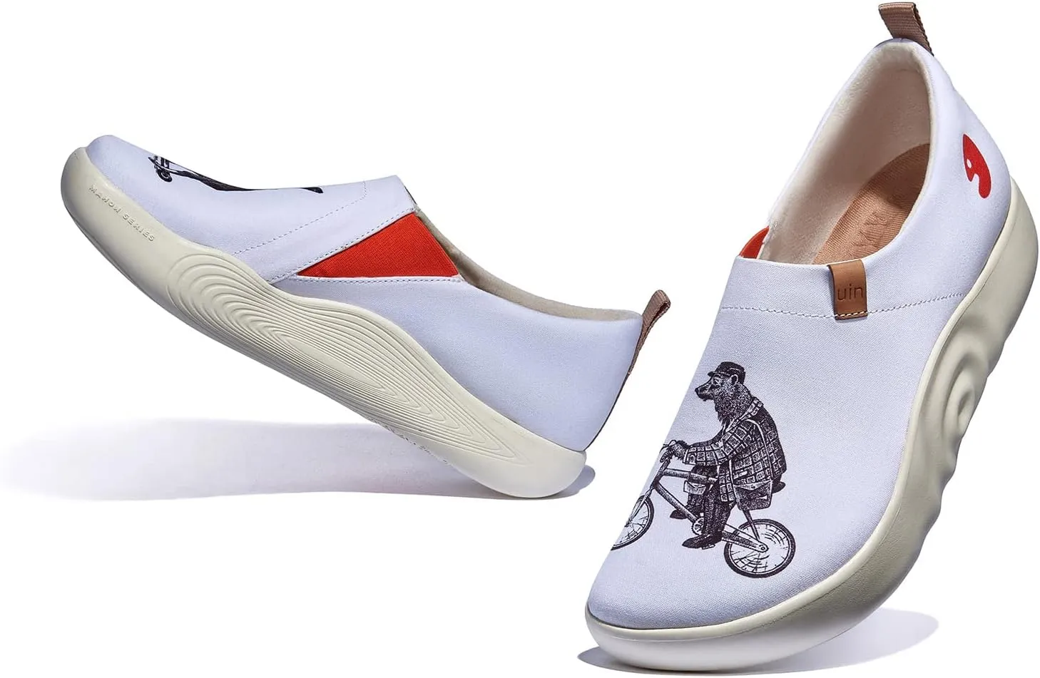 UIN Women's Walking Shoes Art Travel Slip On Casual Lightweight Fashion Sneaker Toledo Ⅹ