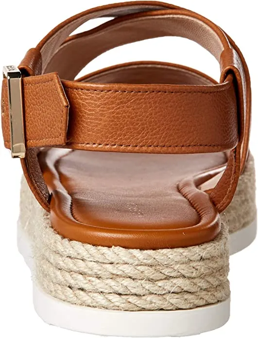 VIA SPIGA Women's 'V-Grayce Espadrille Wedge Sandal, Toffee, 10