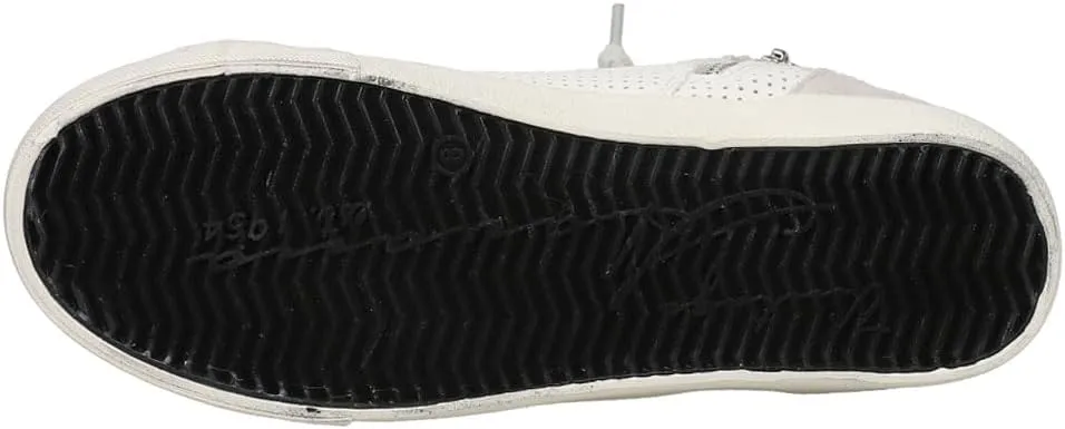 Vintage Havana Womens Lester Perforated High Slip On Sneakers Shoes Casual - Grey