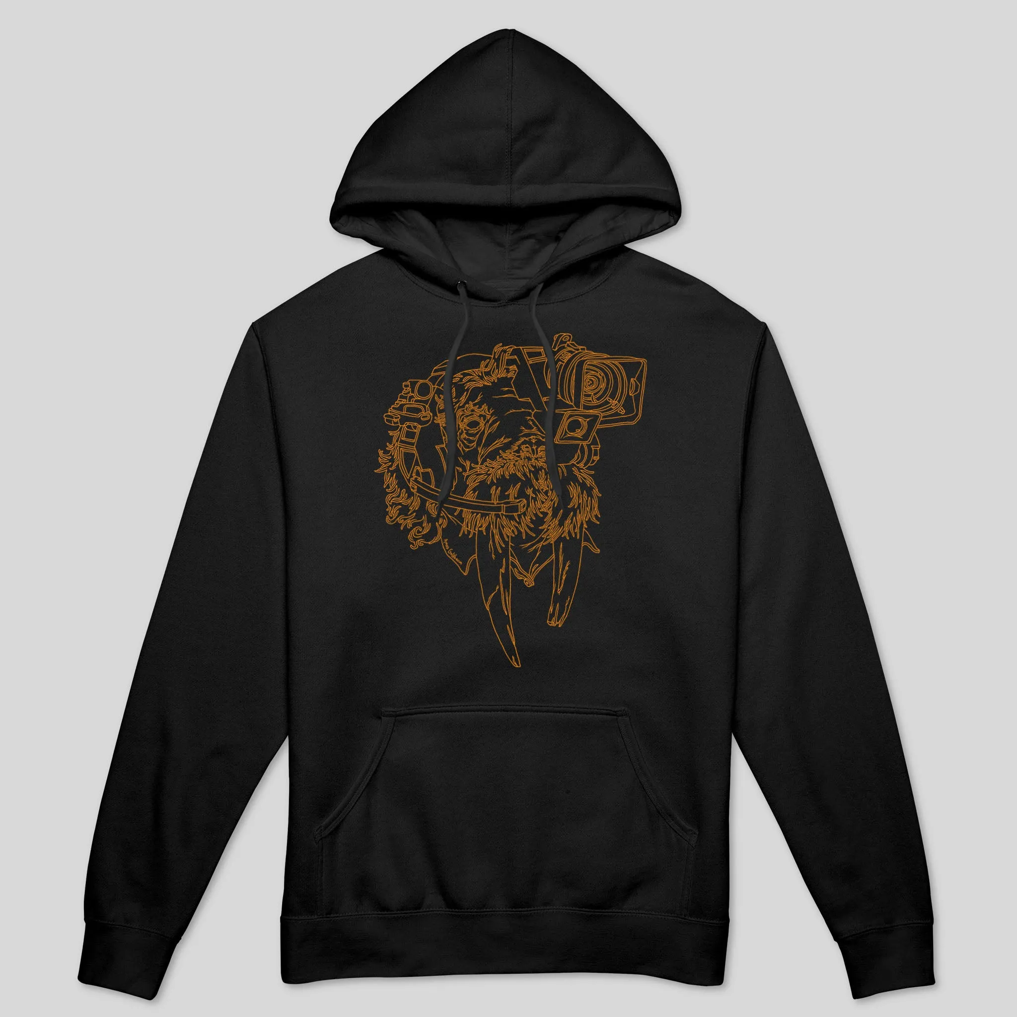 WALTECH - ORANGE MEN'S HOODIE