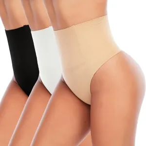 Werena Tummy Control Thong Shapewear for Women Seamless Shaping Thong Panties Body Shaper Underwear