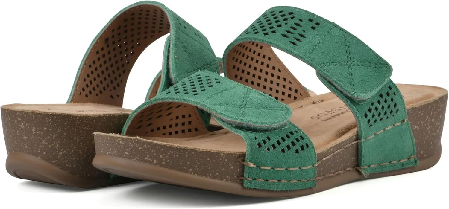 WHITE MOUNTAIN Women's Ferula Wedge Sandal