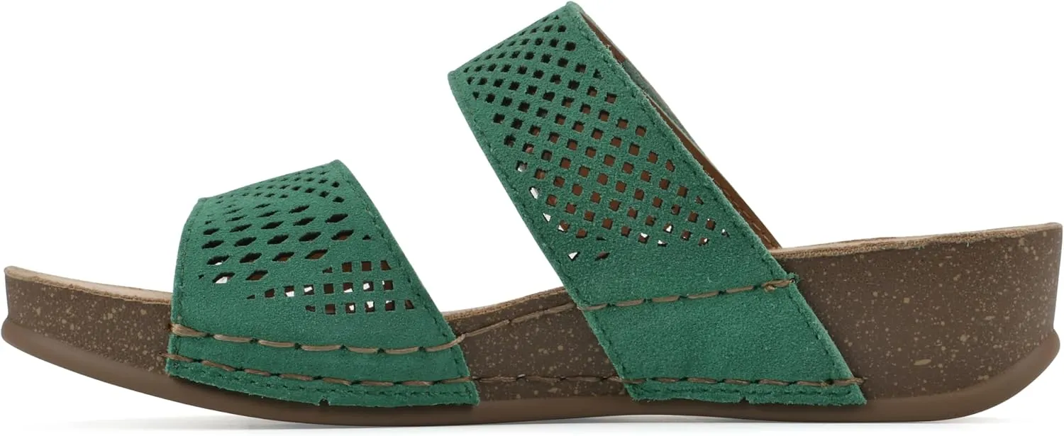 WHITE MOUNTAIN Women's Ferula Wedge Sandal