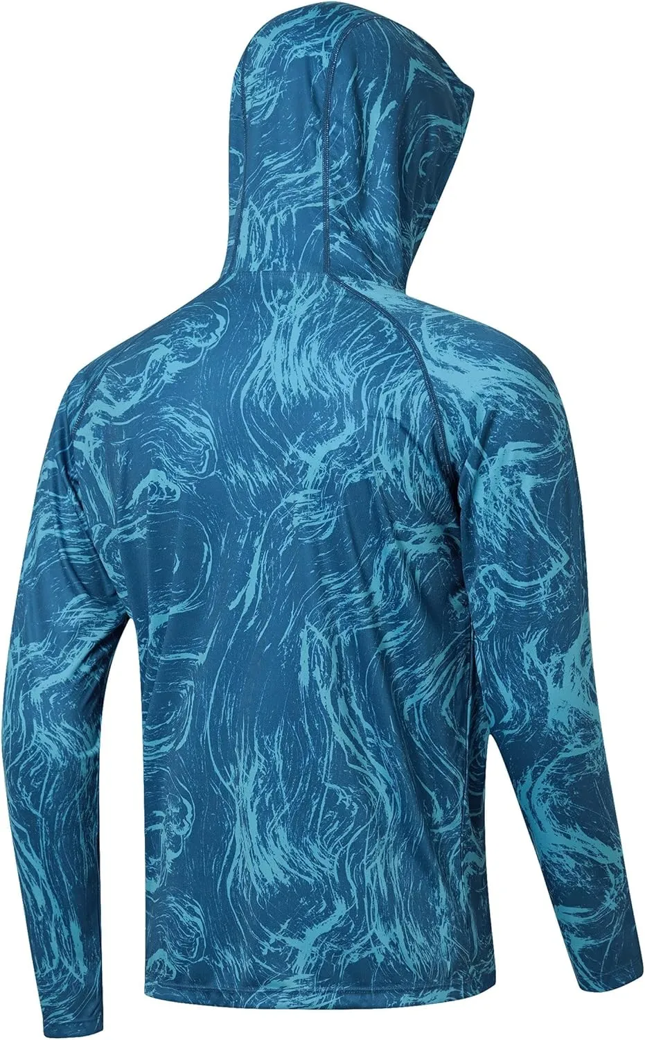 Willit Men's UPF 50  Sun Protection Hoodie Shirt Long Sleeve Rash Guard Fishing SPF Outdoor UV Shirt Lightweight Pocket