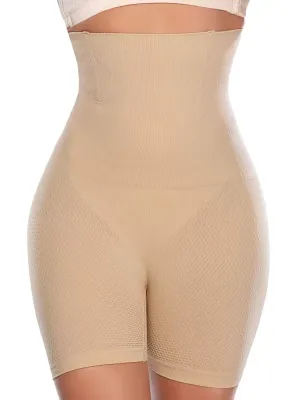 Women Waist Trainer Shapewear Tummy Control Body Shaper Shorts Hi-Waist Butt Lifter Thigh Slimmer